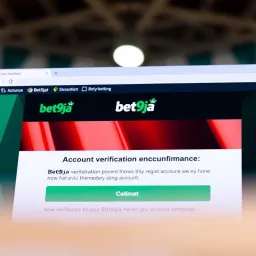 Verification confirmation screen showing successful account registration on sports betting platform