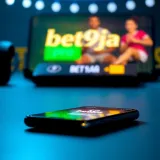 User interface of Bet9ja Pro login page on a smartphone
