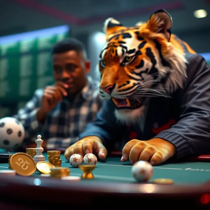 Illustration showing bankroll management and responsible betting strategies for Bet9ja Fortune Tiger players