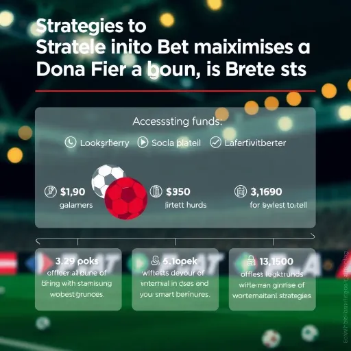 Graphic illustrating how to maximise betting funds with deposit bonuses and smart wagering strategies