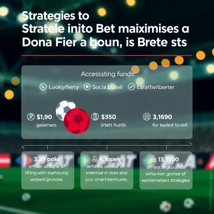 Graphic illustrating how to maximise betting funds with deposit bonuses and smart wagering strategies