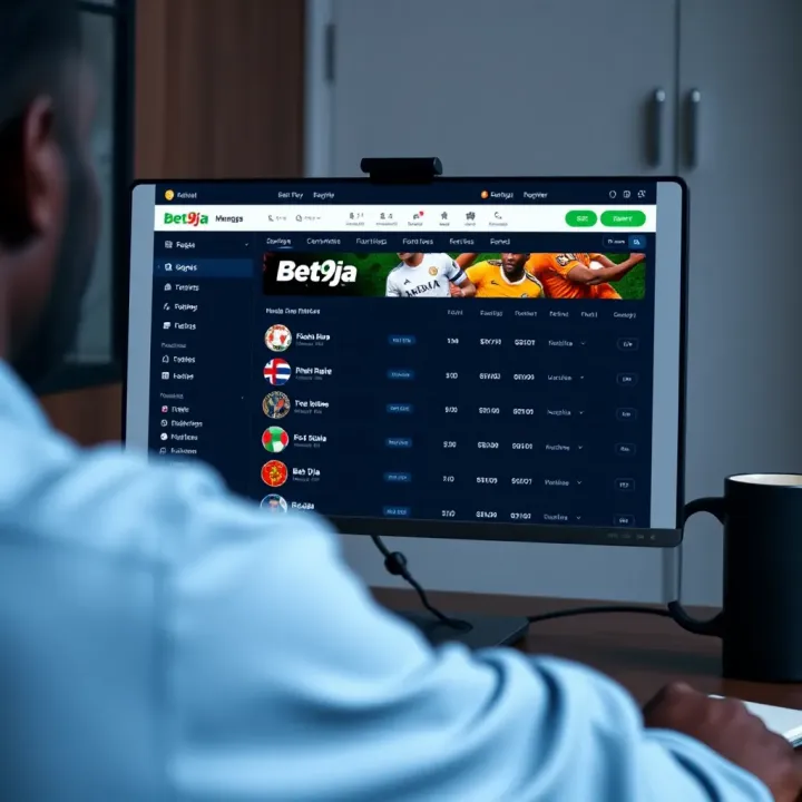 How to Use Bet9ja on Your Computer in Nigeria